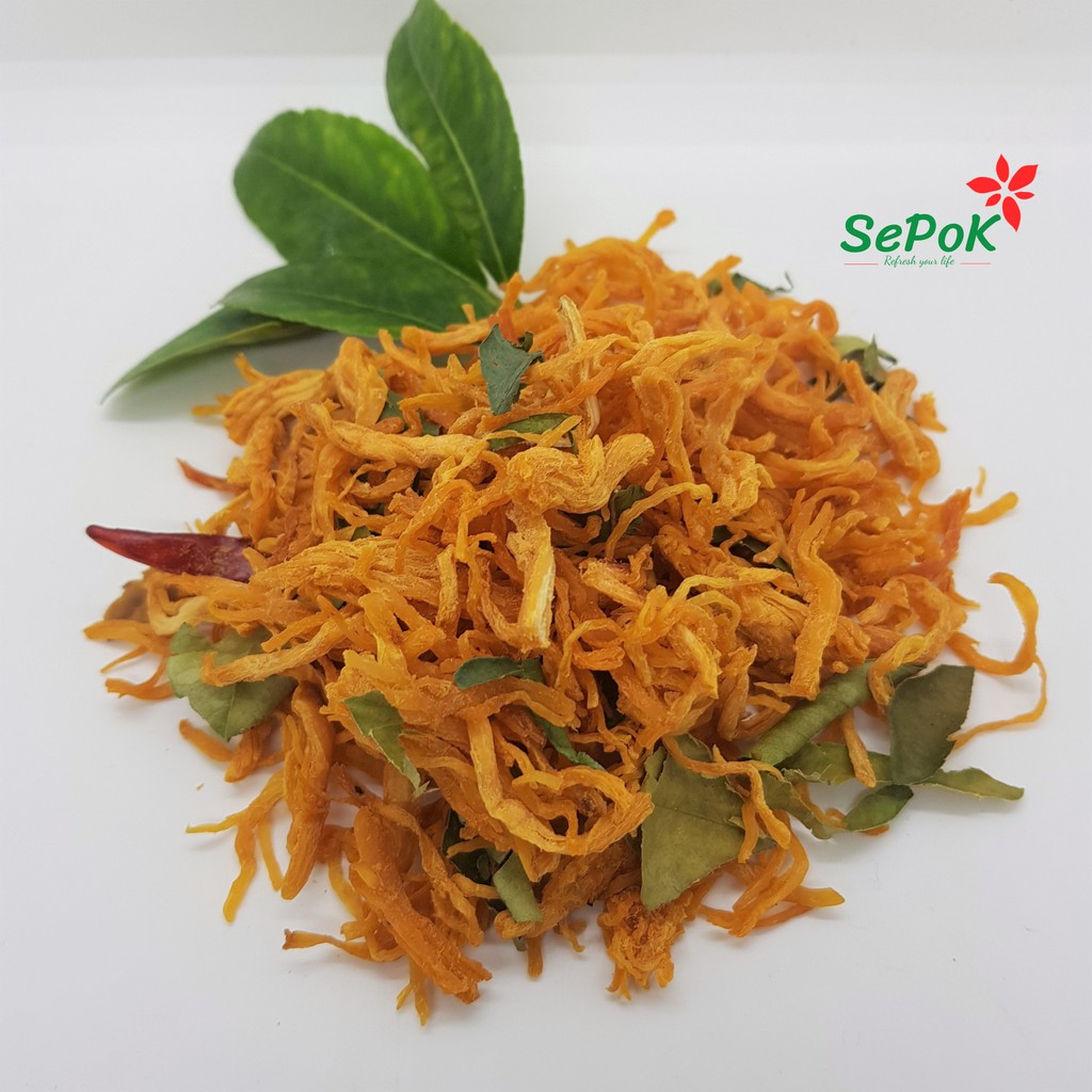 Khô Gà Lá Chanh Sấy Khô 100g Loại 1 - SePok - Thơm Ngon, Đậm Vị. | BigBuy360 - bigbuy360.vn