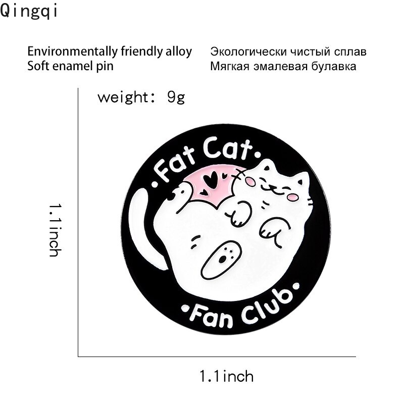 Ghim cài áo MISS ZOE hình mèo mũm mĩm đáng yêu