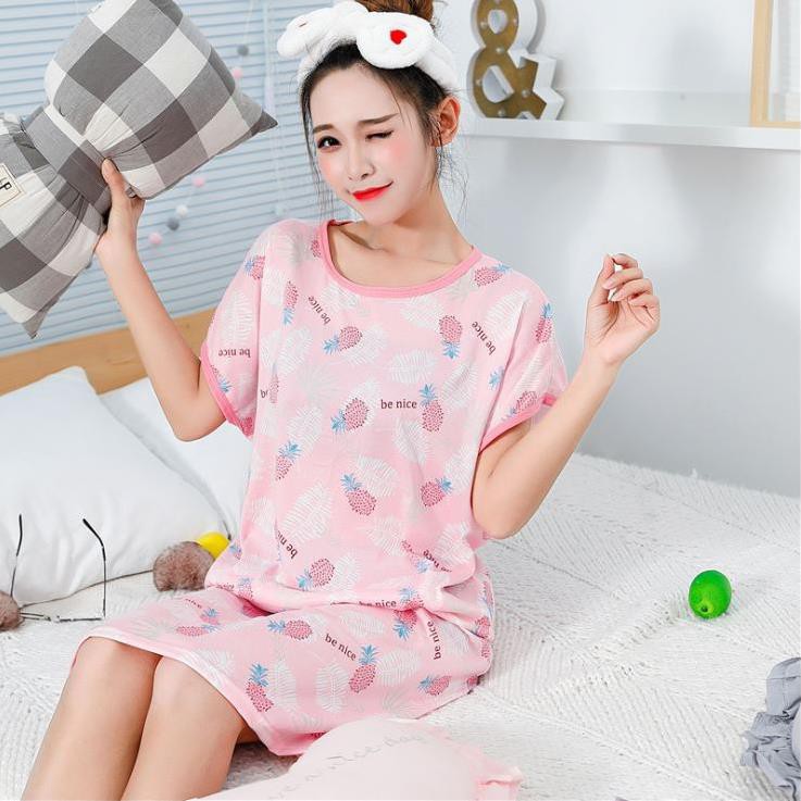 Váy ngủ sexy [rất nhiều mẫu để lựa chọn] đáng yêu vải dệt kim lụa và cotton Siêu Mịn , Đồ ngủ sexy cho chị em Đẹp 💝