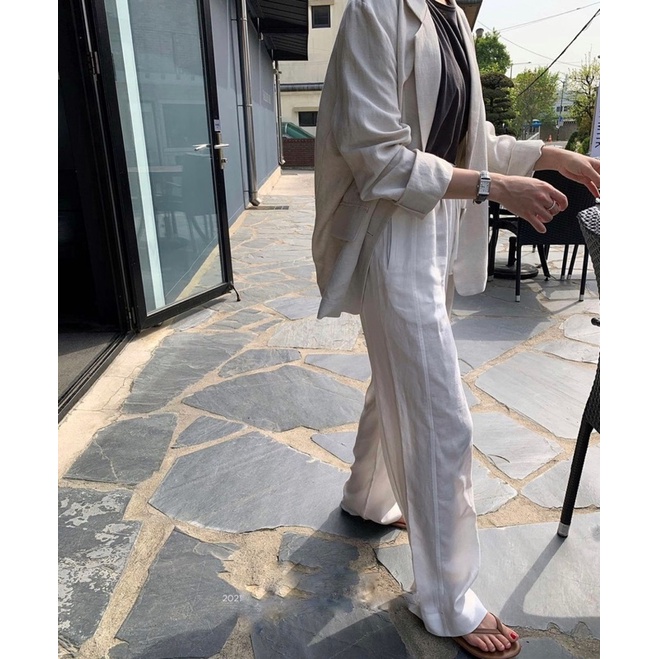 Quần suông Linen
