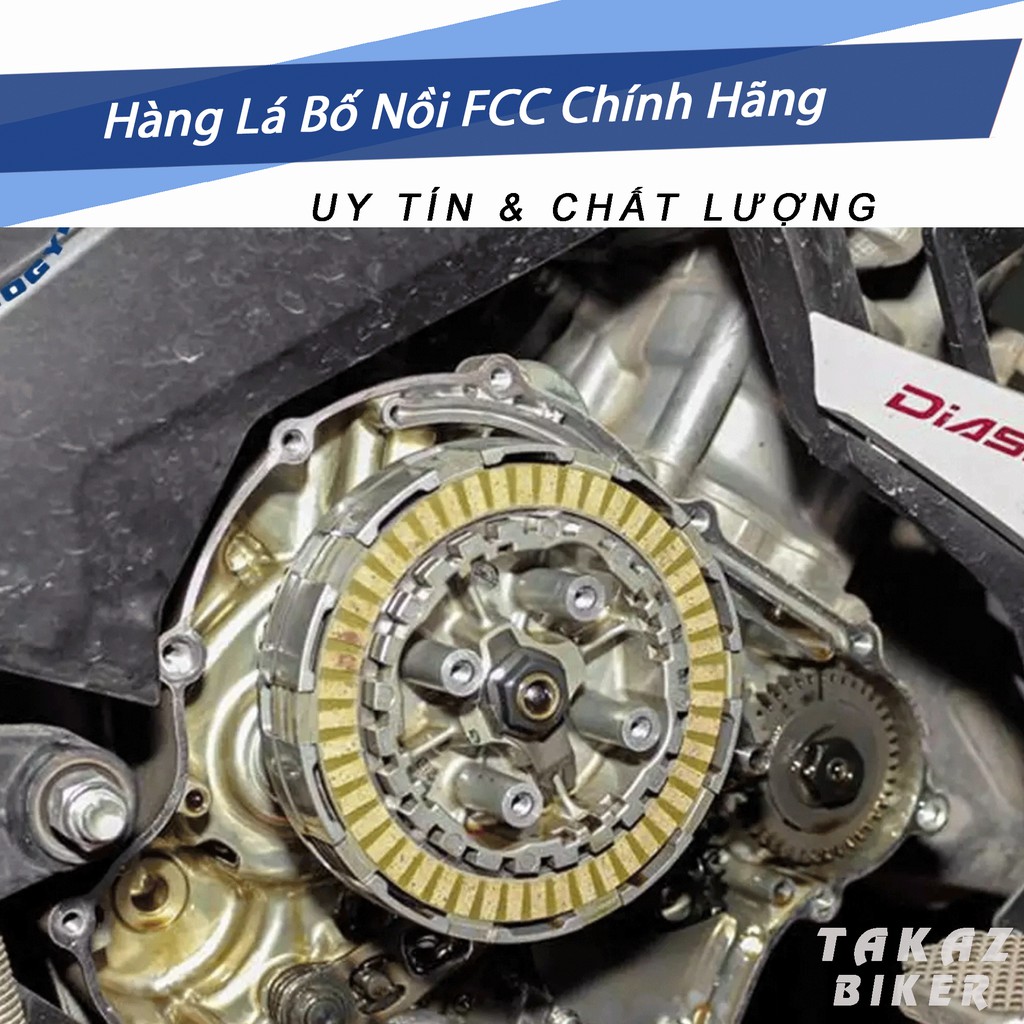 A5  bộ Lá bố nồi và Lá sắt FCC Yamaha Exciter 2009 - 2010 Xe 4 Xe Số col tự động