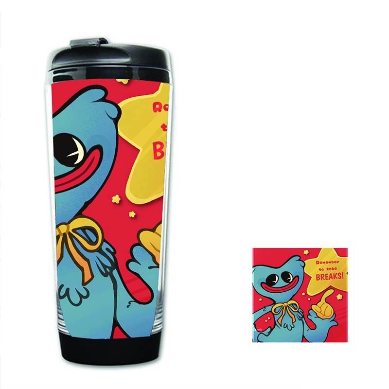 Bình nhựa đựng nước in hình game POPPY PLAYTIME game chibi anime tiện lợi lưu niệm