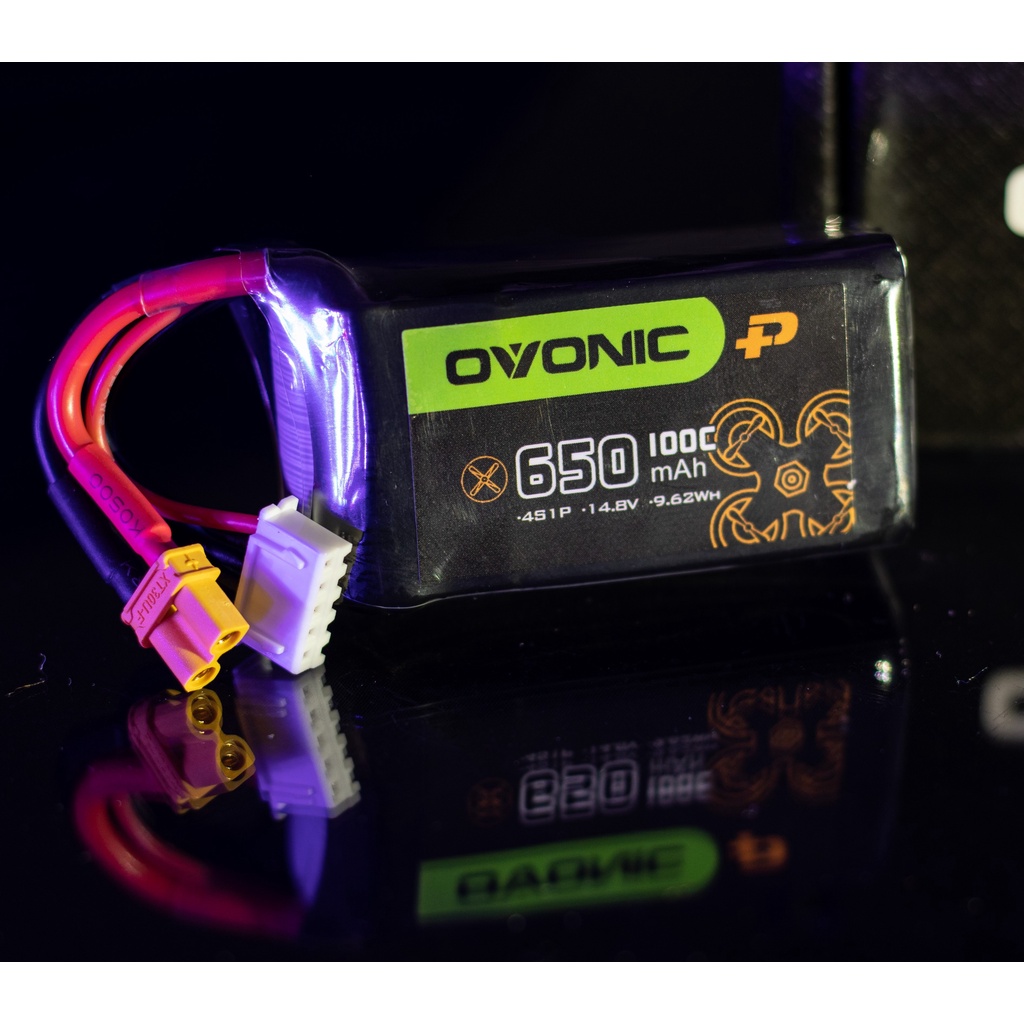 Pin Lipo Ovonic FPV 650mah 4S 100C chính hãng