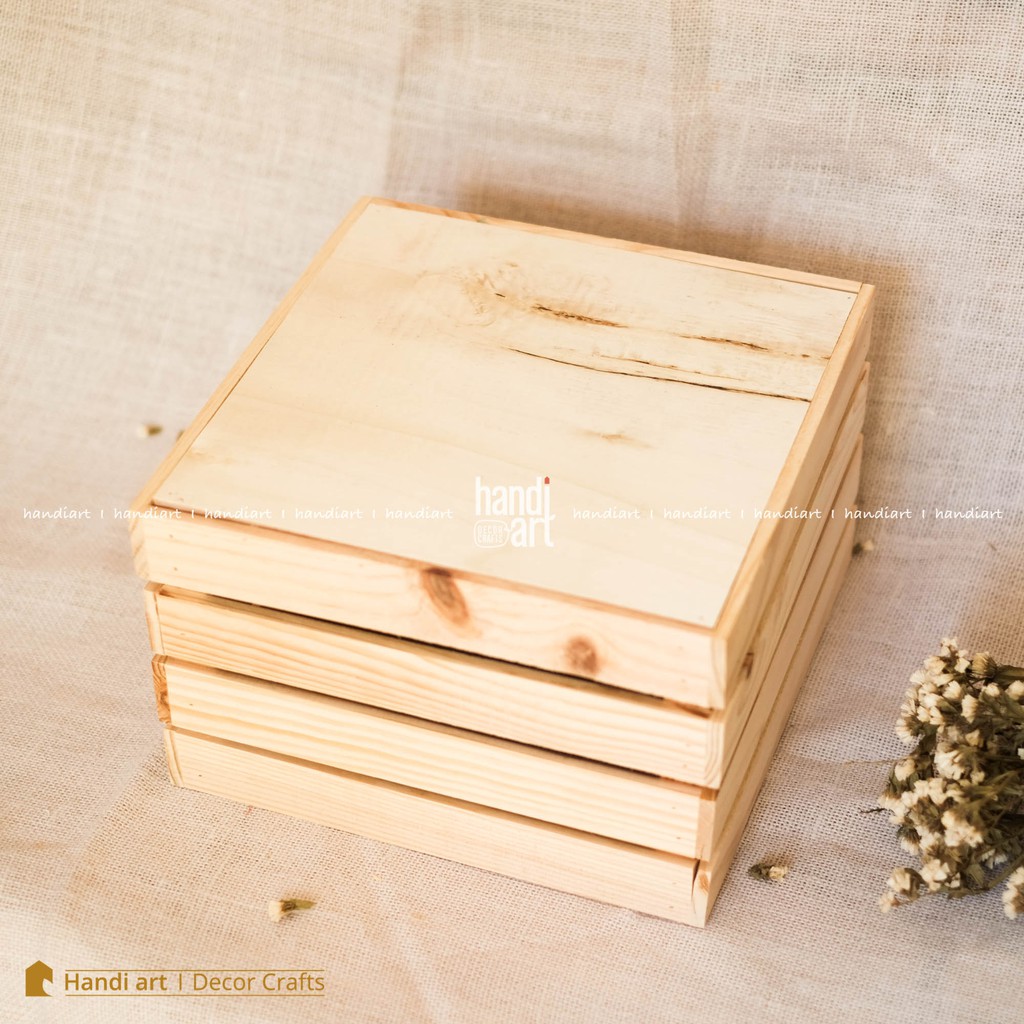 Kệ gỗ vuông pallet -Thùng gỗ pallet vuông/Wooden pallet