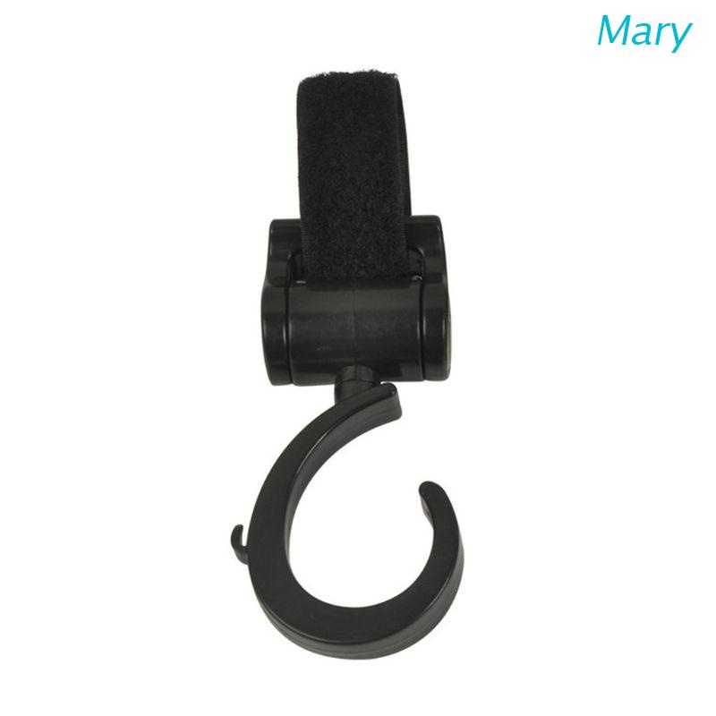 Móc treo túi xách gắn xe đẩy em bé xoay 360 độ đa năng tiện dụng