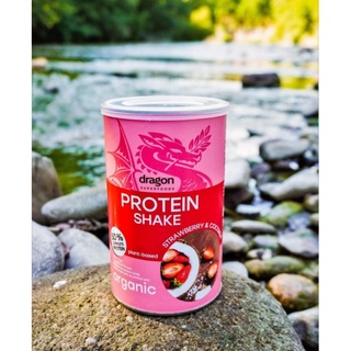 Protein shake dâu và dừa Dragon Superfoods 450g