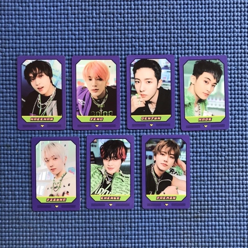 Sticker Ảnh dán nhóm nhạc NCT Dream Jeno Jaemin Haechan Mark thẻ bo góc kpop idol matching card Glitchmode