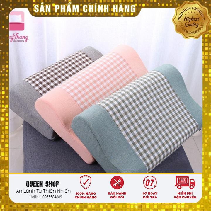 Gối cao su non người lớn (Nhiều Màu Được Chọn) - Kích Thước 30cm x 50cm x 9cm Gối chống ngáy ngủ