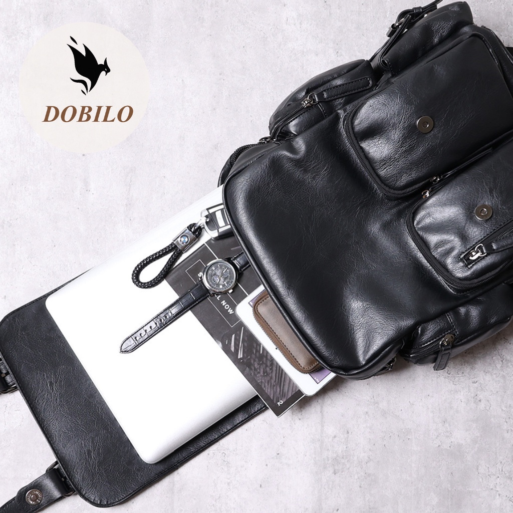 Balo Da, Balo Da Unisex Phong Cách Thời Trang Hàn Quốc