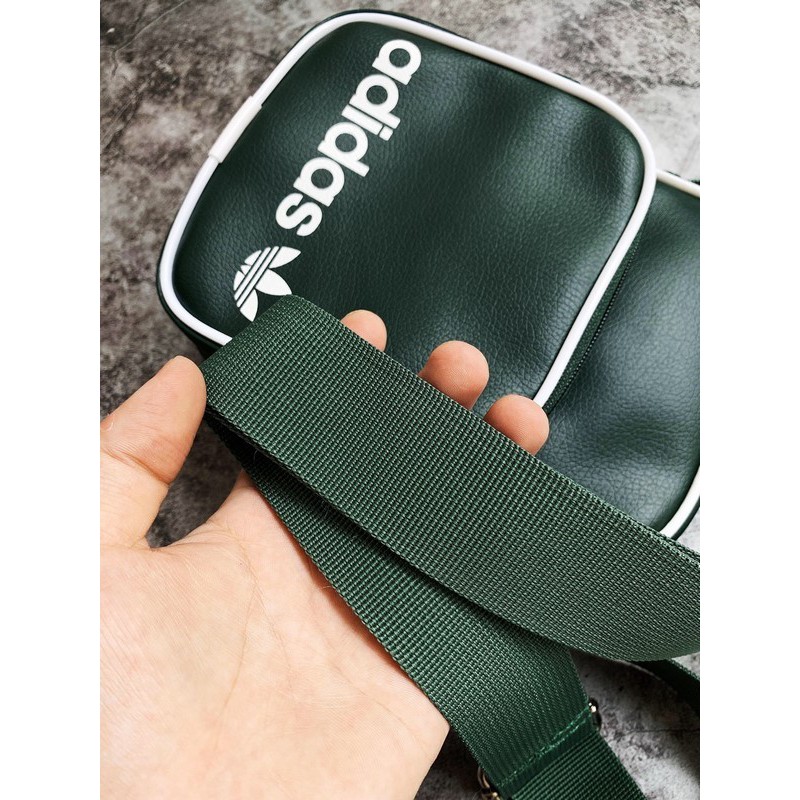 [ SIÊU RẺ - SALE LỖ ] Túi đeo chéo Adidas Mini Bag Vintage - Green XUẤT DƯ | BigBuy360 - bigbuy360.vn