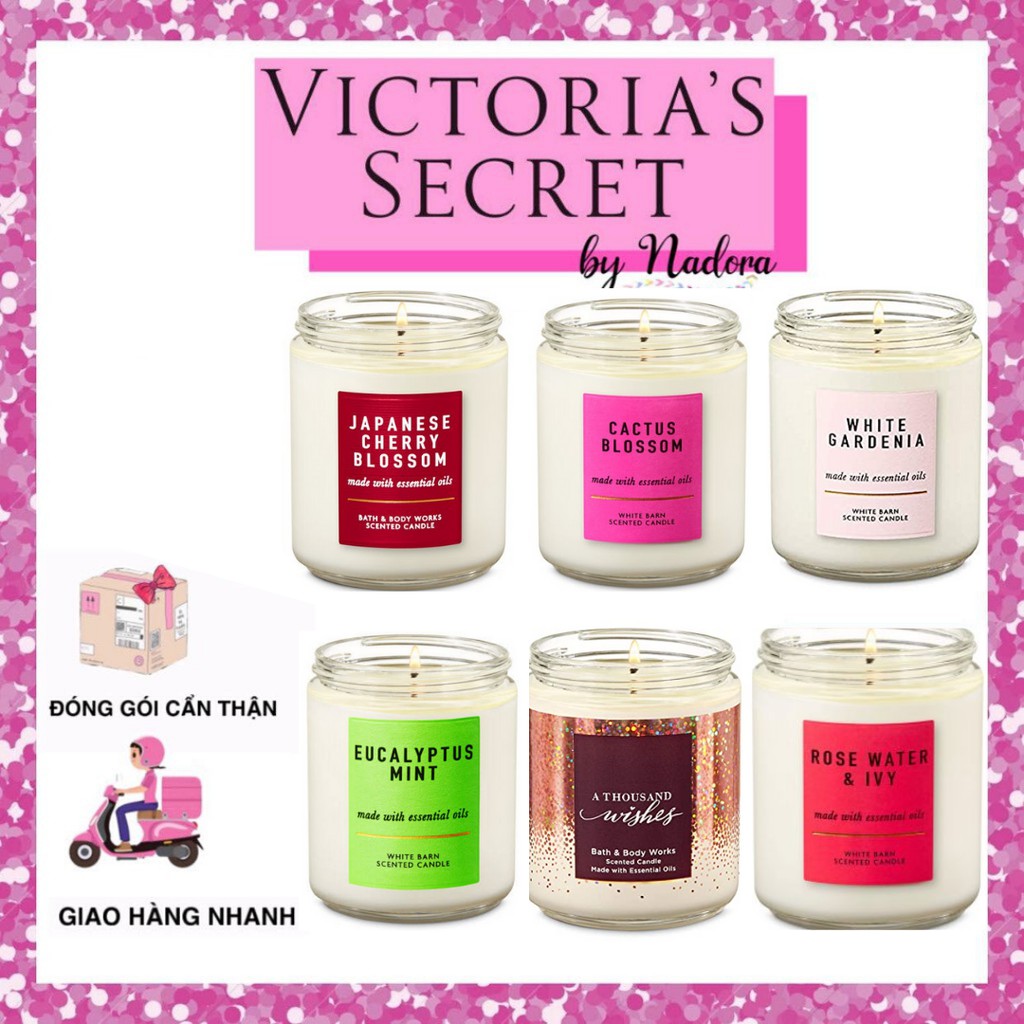 [Đủ Mùi - Link 1/3] Nến Thơm 1 Bấc Bath And Body Works (198g)