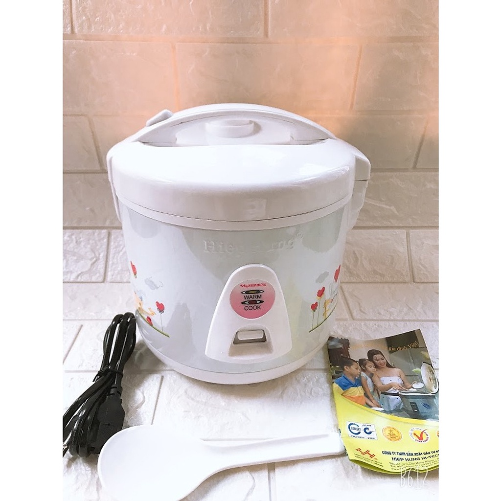 Nồi cơm 1L Hiệp Hưng HH635, bảo hành 12 tháng, công suất 350W