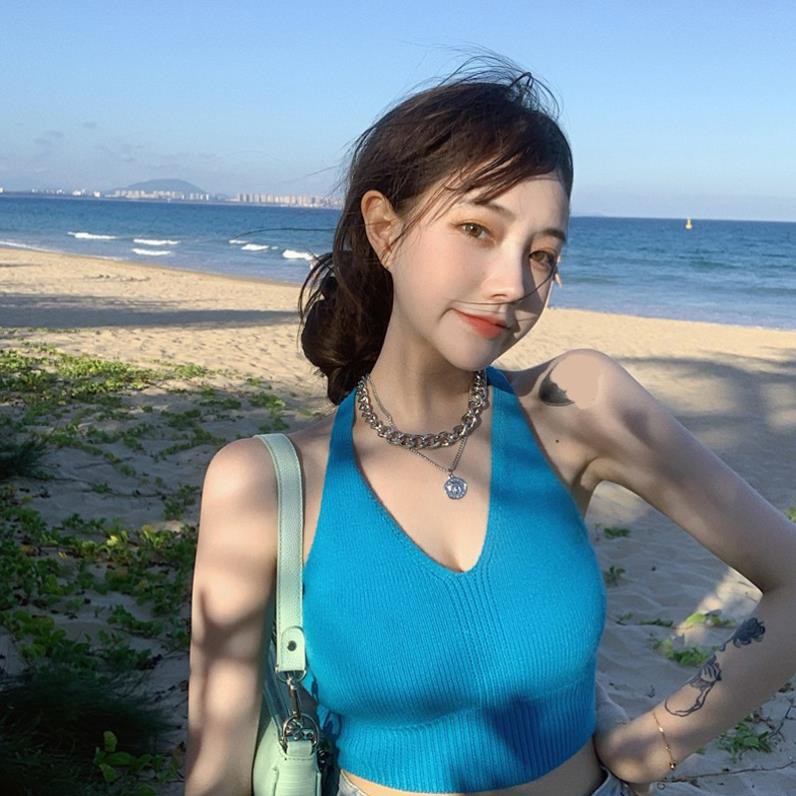 [TẶNG PHỤ KIỆN ] Áo croptop nữ áo yếm hở lưng Cổ Chữ V Quyến Rũ Thời Trang Dành Cho Nữ Yan.fashion | BigBuy360 - bigbuy360.vn