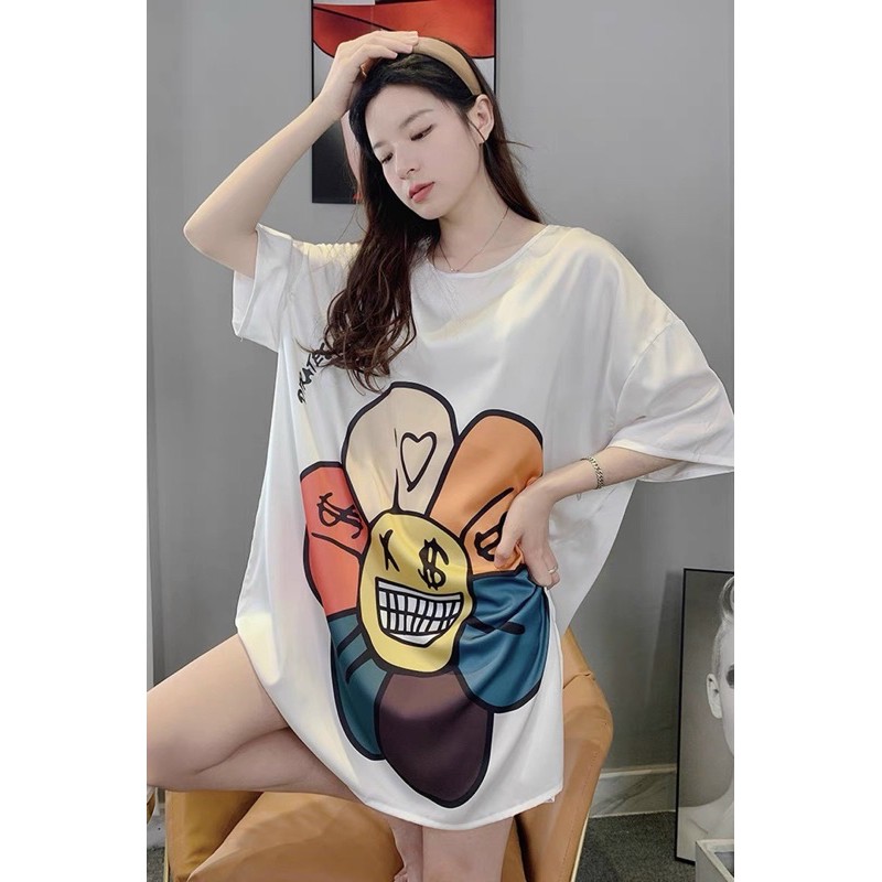 Đầm satin from rộng | BigBuy360 - bigbuy360.vn