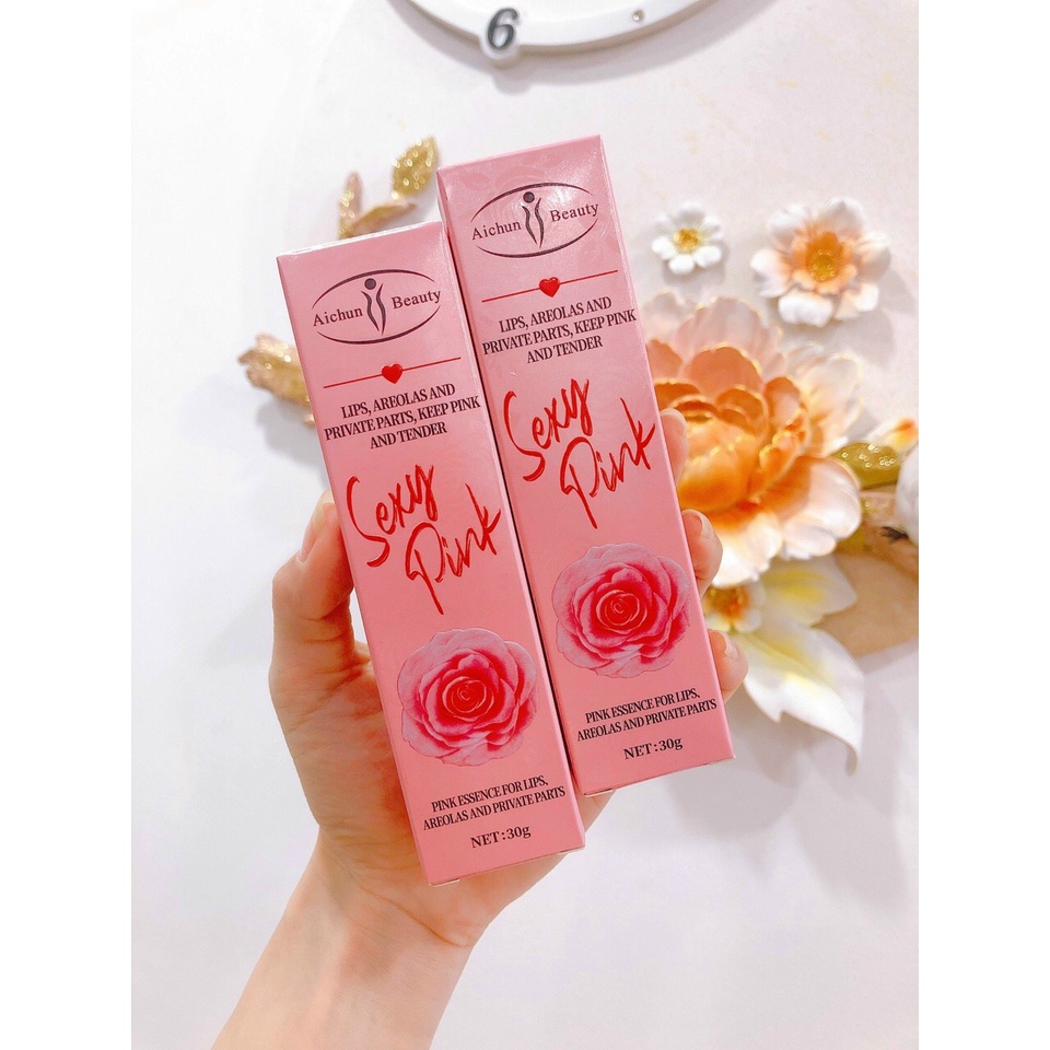 (giá sỉ) Kem Chống Thâm Môi - Làm Hồng Môi - Nhũ Hoa - Vùng Kín Sexy Pink Aichun Beauty 30g