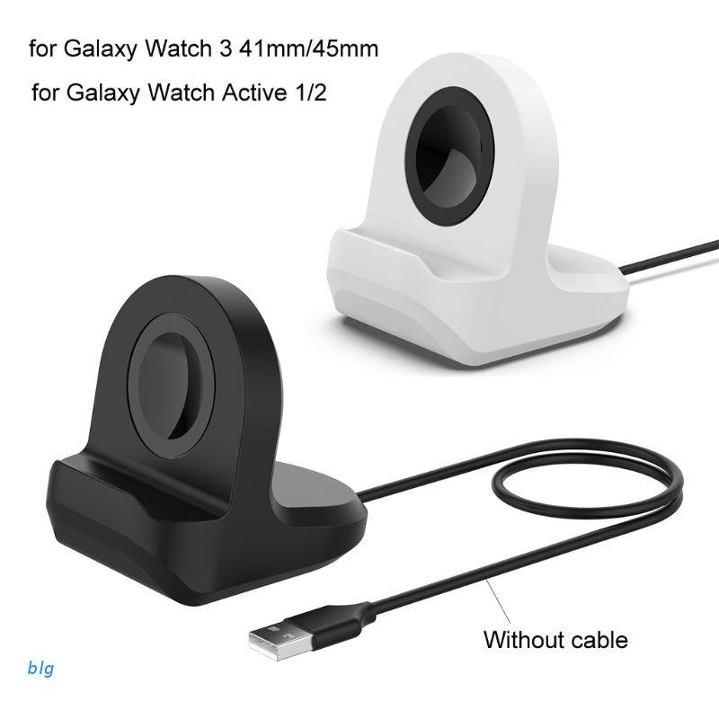 Đế Sạc Bằng Silicon Cho Đồng Hồ Samsung Galaxy Watch 3 R840 R850 Active 1 / 2 Sm-R500 Sm-R820 Sm-R830