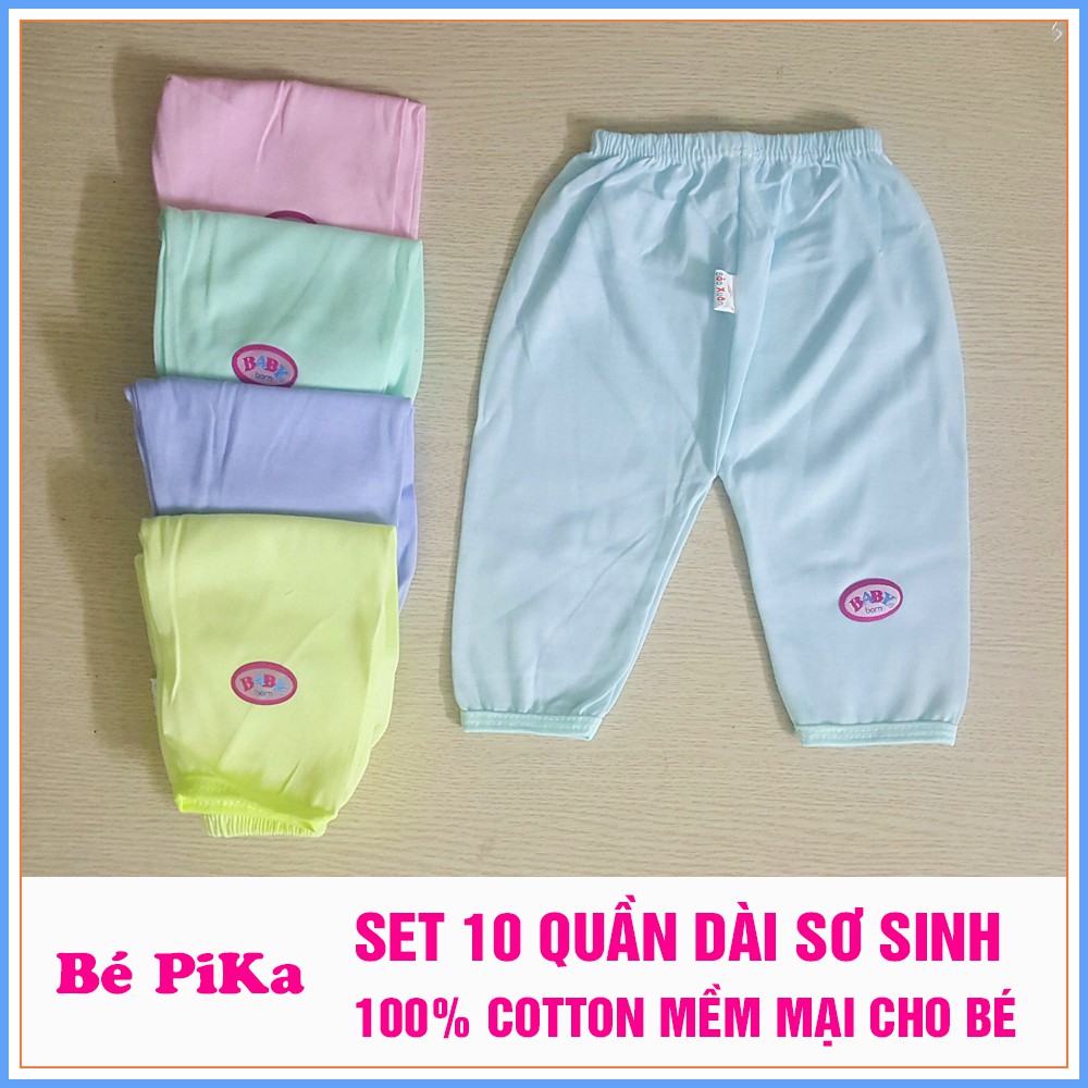 Bộ 5 quần sơ sinh cho bé trai, bé gái từ 0-2 tuổi vải COTTON mềm mại