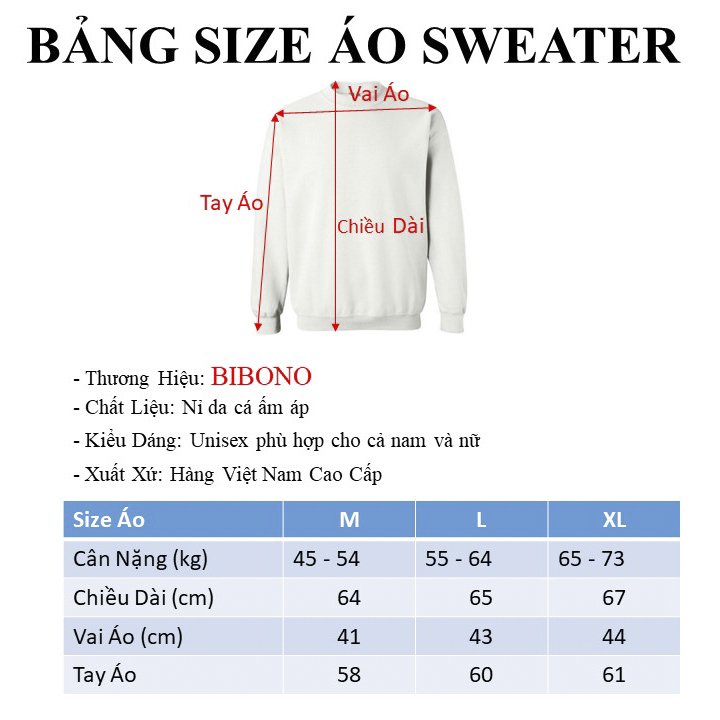 Áo sweater nam nữ nỉ trơn nhiều màu unisex phong cách hàn quốc BIBINO Áo sweater nỉ form rộng dài tay lót nỉ ấm áp