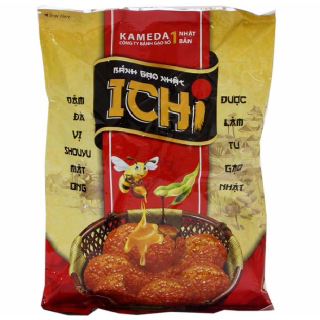 Bánh gạo Ichi Nhật vị shouyu mật ong 100g | BigBuy360 - bigbuy360.vn