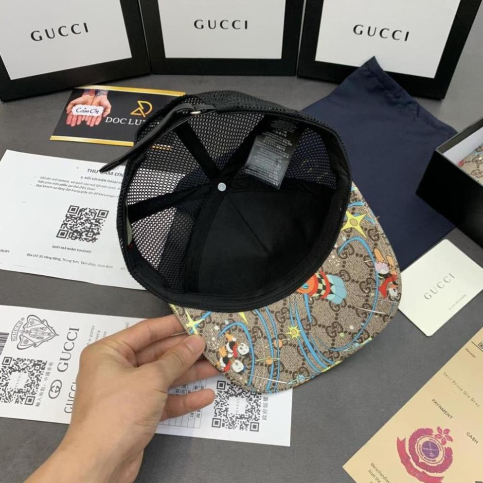 Nón gucci vịt cao cấp, mũ lưỡi trai nam nữ form dáng chuẩn hoa văn đường chỉ sắc nét GCVIT-01