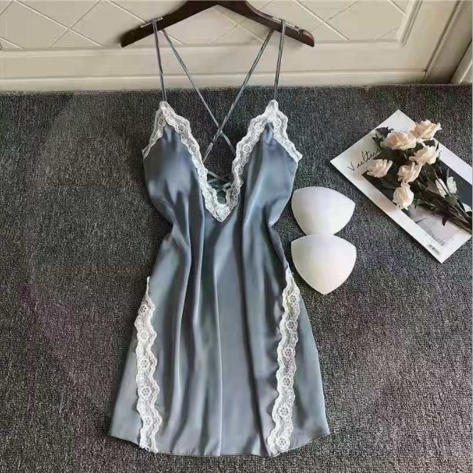 Đầm ngủ lụa satin cao cấp