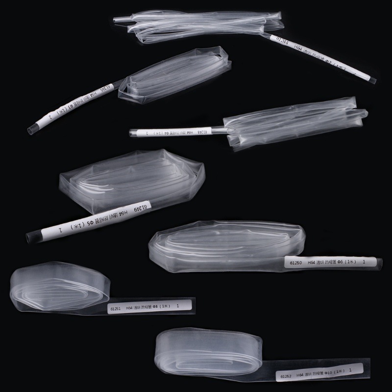 Ống co nhiệt trong suốt tỉ lệ 2:1 dài 1m đường kính 2/3/4/5/6/8/10mm