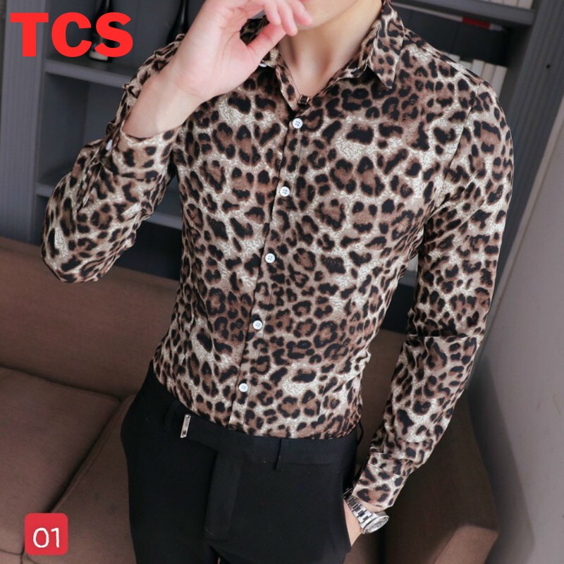 Áo sơ mi nam có cổ sơmi đôi đẹp hàn quốc giá rẻ họa tiết TCS 68 | BigBuy360 - bigbuy360.vn