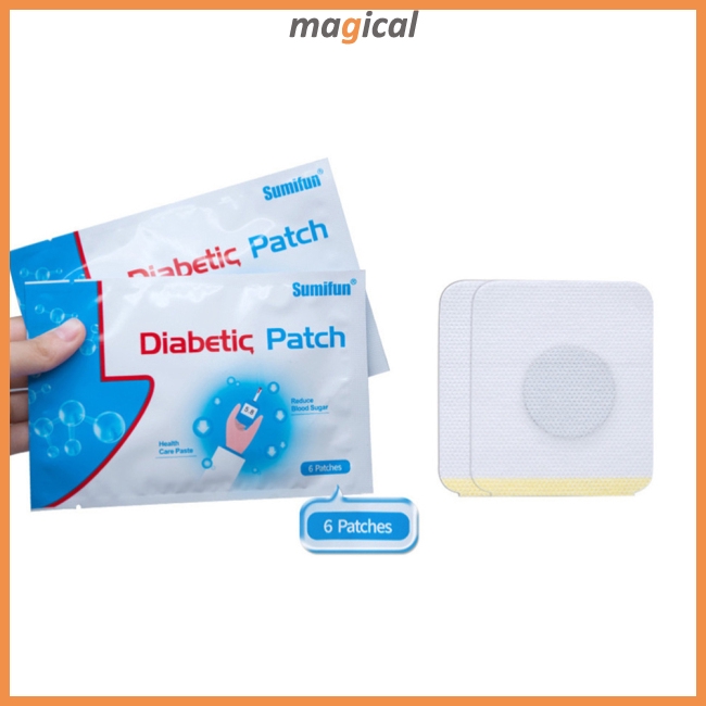 6 pcs Diabetes Patch Reduce High Blood Sugar Diabetes Patch Medications Natural Herbs Diabetic