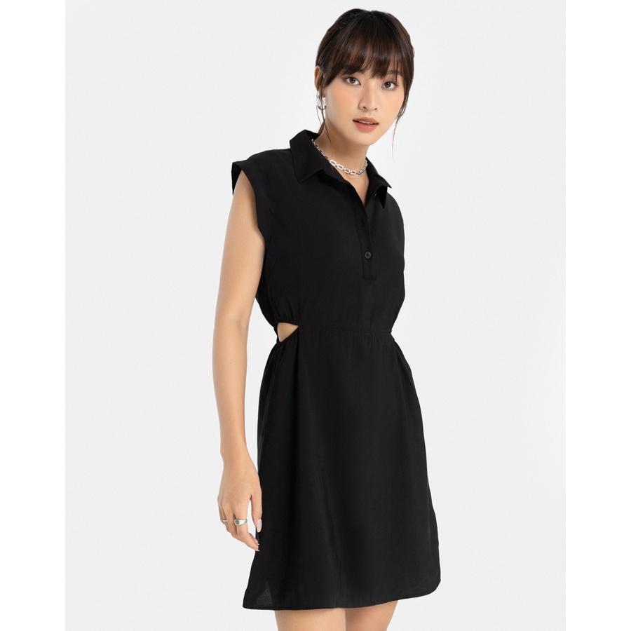 Đầm Ngắn Nữ Thời Trang JUNO Sơmi Thun Eo JNDLU014