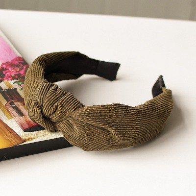 Cài tóc B73 vải lụa thắt nút phong cách retro dễ phối đồ thời trang dành cho nữ