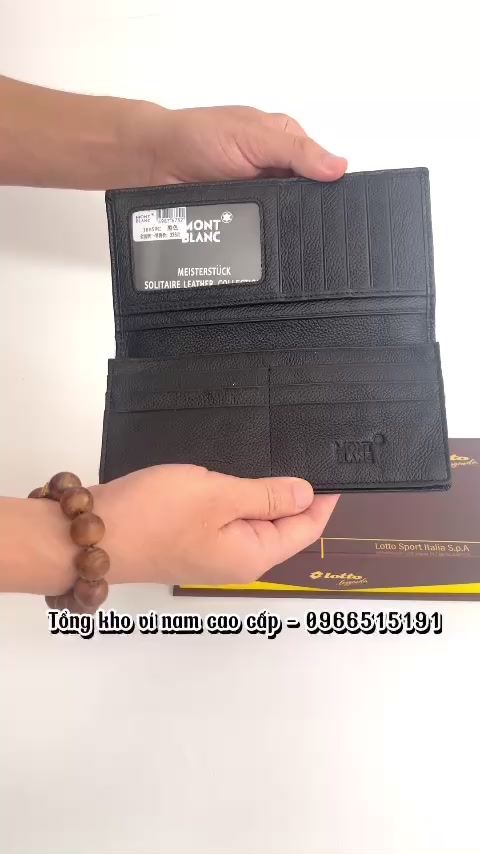 Ví da nam dáng dài, Clutch nam đựng thẻ, da thật, siêu mỏng gọn, fullbox có thể làm quà tặng, bảo hành 1 năm | BigBuy360 - bigbuy360.vn