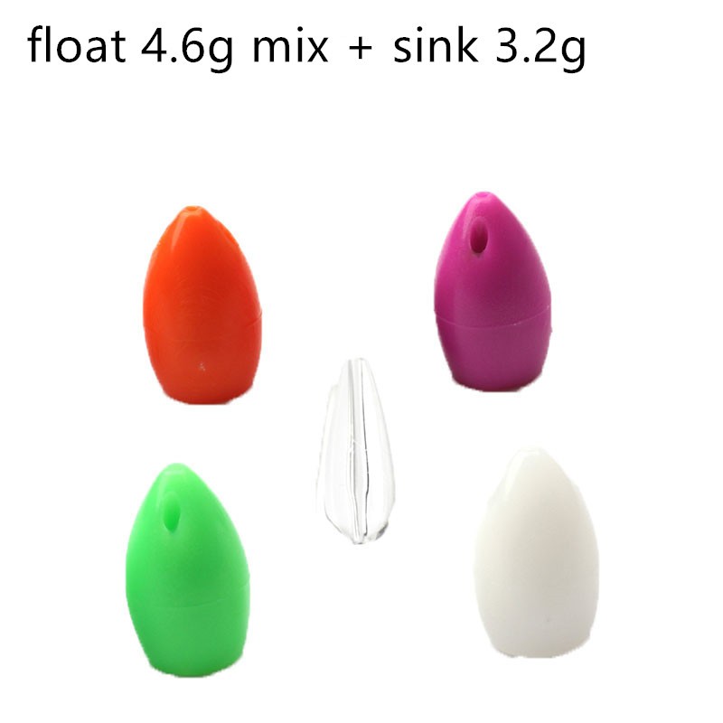 Mồi câu cá 3.2 / 4.6g chớp nháy chuyên dụng để thu hút khoảng cách xa