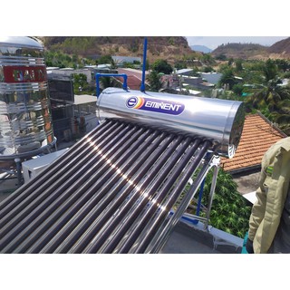 Máy nước nóng năng lượng mặt trời Eminent 250L nhập khẩu Thái Lan siêu bền, siêu thiết kiệm, có hỗ trợ điện.