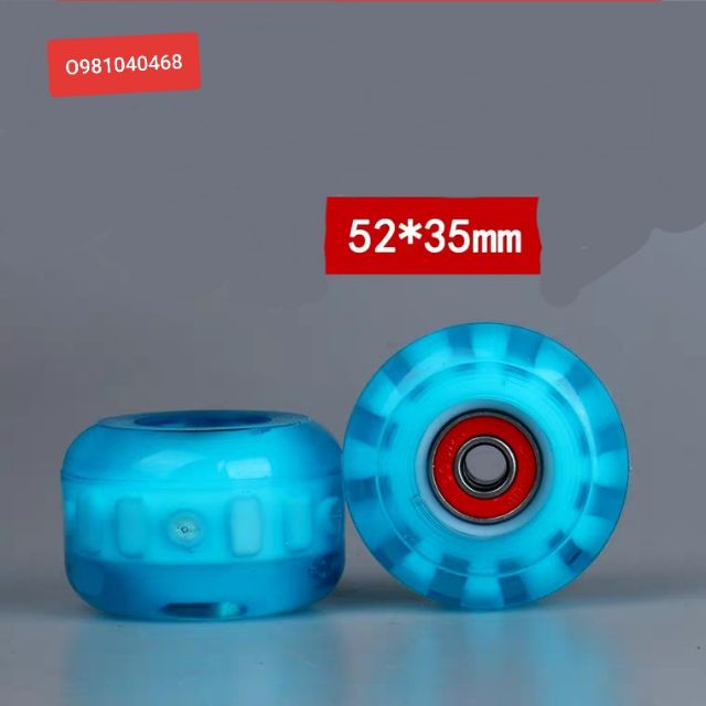 SẴN Bộ 2 Bánh ván trượt WITESS chính hãng cao cấp  ĐẶC BIỆT tặng kèm vòng bi abec cao cấp và dầu bôi trơn