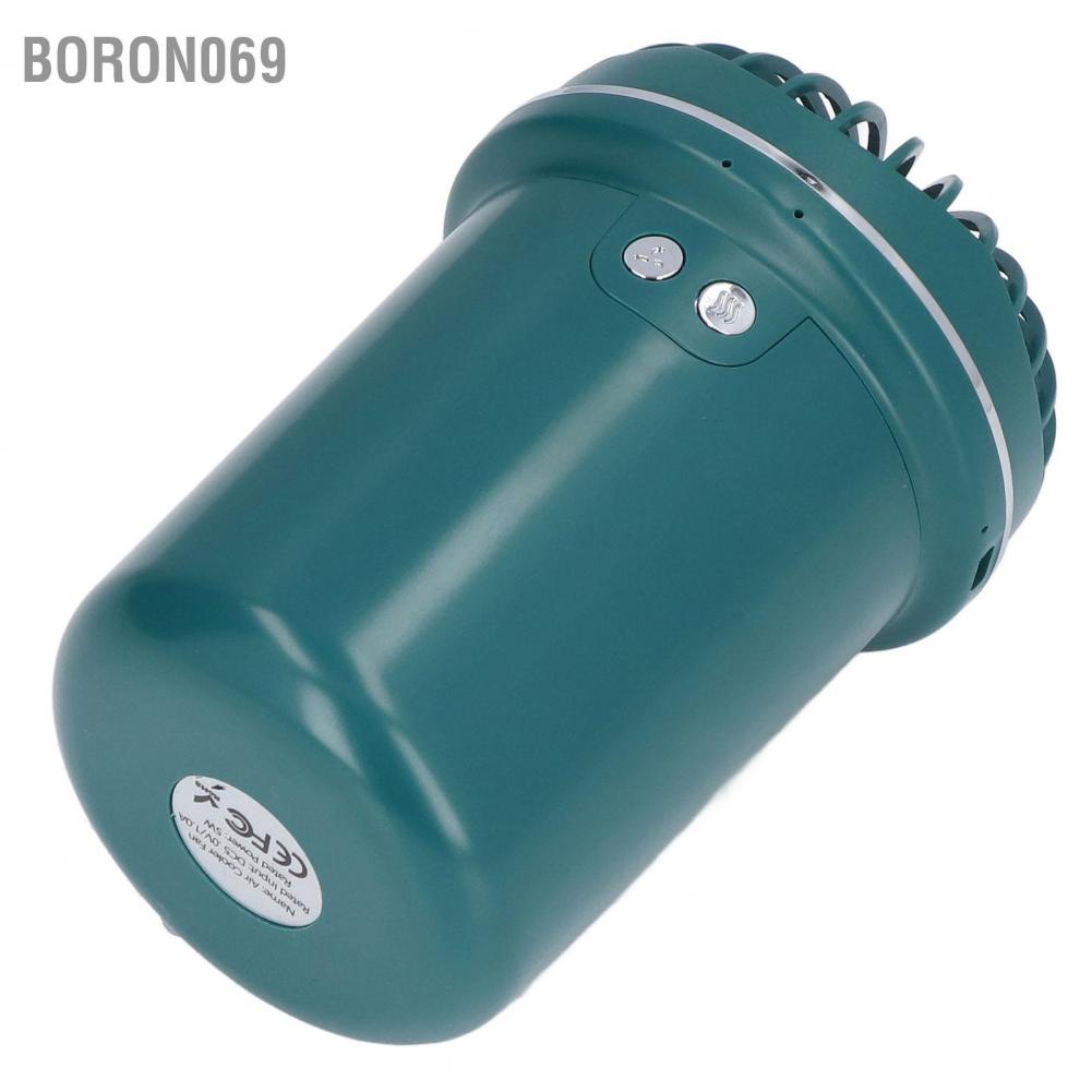 Quạt tạo ẩm 5V 5W 2 trong 1 Máy để bàn Sạc USB 35ML Đầu ra sương mù 280ml đa chức năng cho văn phòng màu xanh lá Boron069