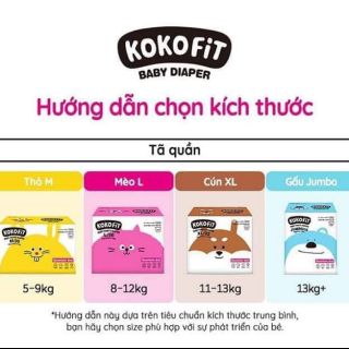 [Mua 1 tặng 1] Bỉm quần KoKoFit size M30/L26/XL22