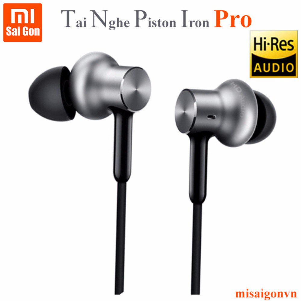 Tai nghe Xiaomi Piston Iron Pro HD Hires Audio - Hãng phân phối chính thức