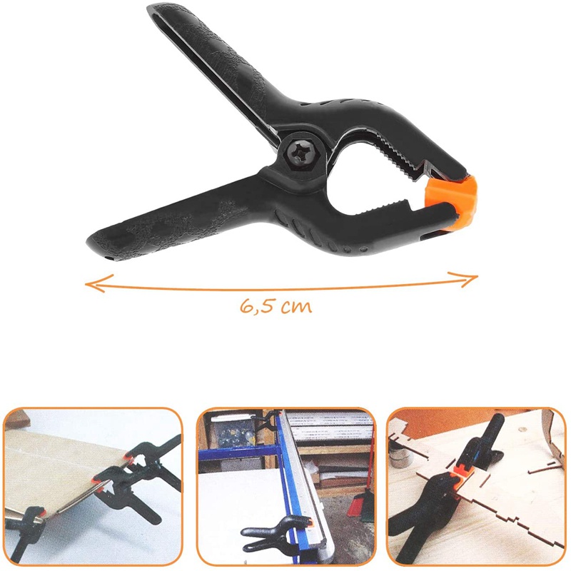 Bộ 24 Kẹp Nhựa Có Lò Xo Chuyên Dụng Cho Tự Làm Mô Hình