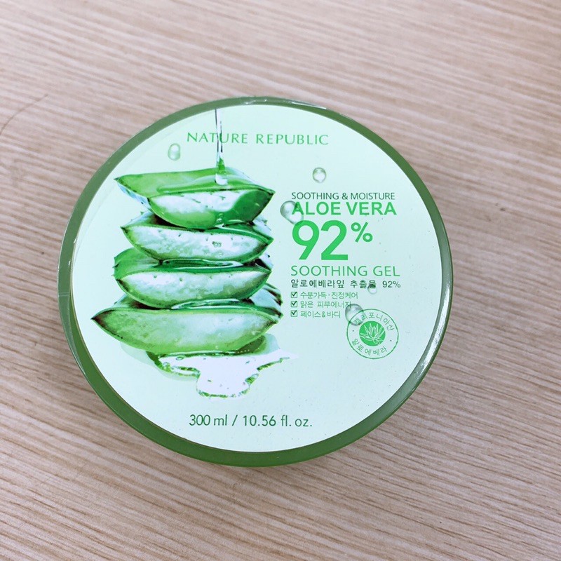 [HÀNG AUTH] GEL LÔ HỘI - GEL LÔ HỘI ĐA NĂNG ALOE VERA NATURE REPUBLIC 92 – HÀN QUỐC