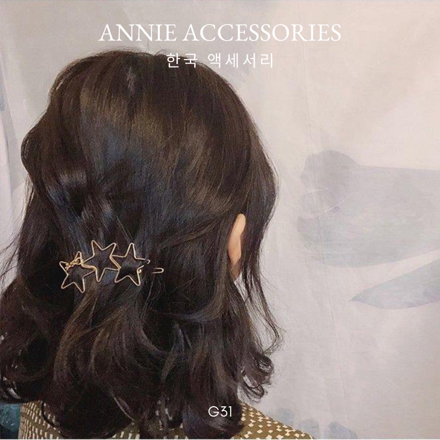 Kẹp tóc ngôi sao phong cách hàn quốc dành cho nữ ANNIE - G31