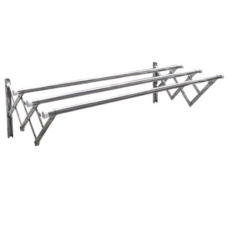 Giàn phơi quần áo thông minh xếp ngang inox cao cấp ống 22