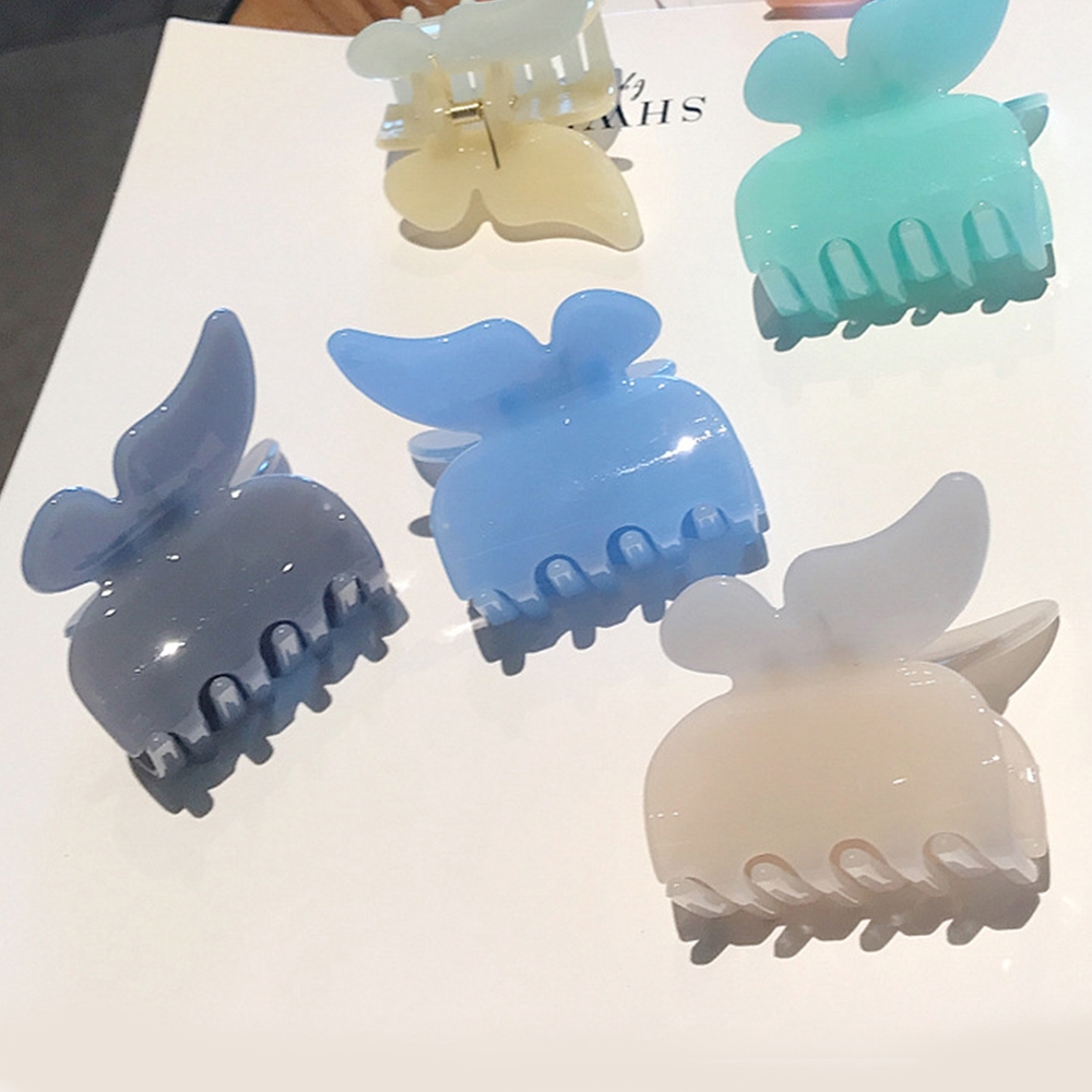 Kẹp tóc càng cua hình cánh bướm nhiều màu tùy chọn dành cho nữ