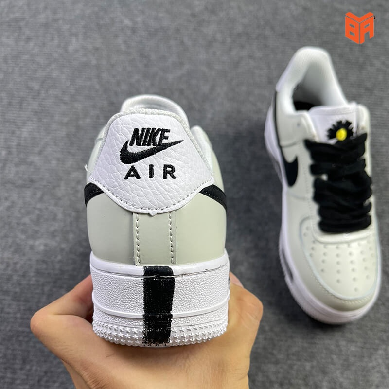 Giày Sneaker Nam Nữ Trắng Cổ Thấp Tăng Chiều Cao, AF1 Hoa Cúc Đế Khâu Da Cao Cấp | WebRaoVat - webraovat.net.vn