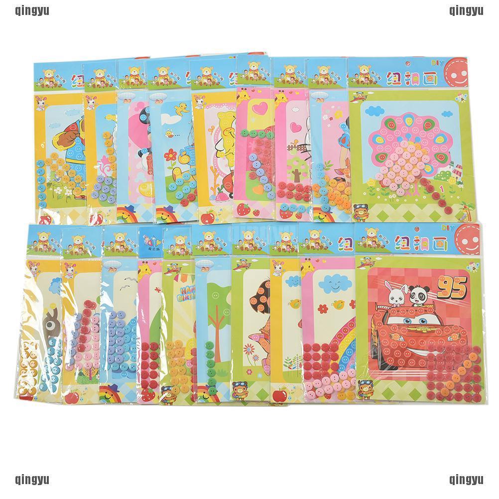 Tranh Đính Nút Tự Làm Tương Tác Cho Bé