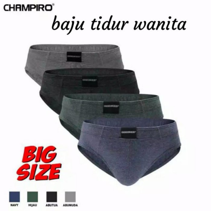Mã0x-s0x- ☑Mới Nhất❤ Cd Quần Lót Nam CHAMPIRO JUMBO / CD SIZE Lớn