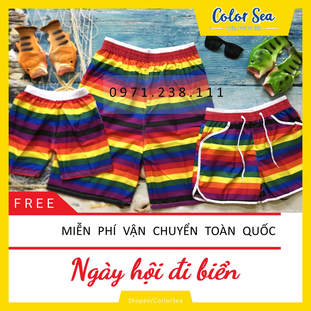 Quần Đi Biển Có cả Trẻ Em - Sale Kịch Sàn