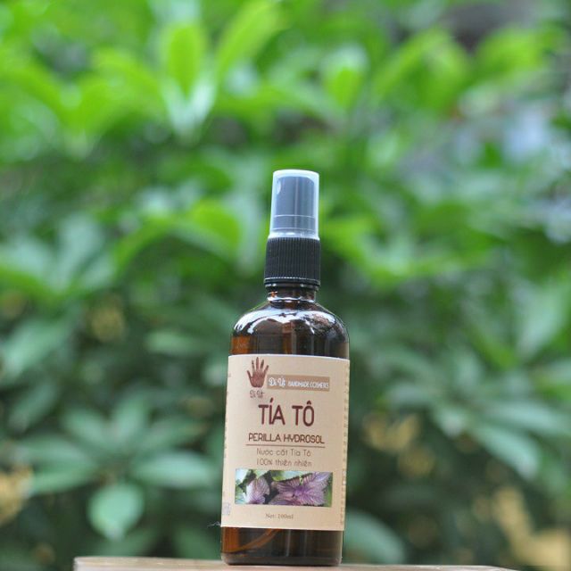 Hydrosol tía tô - Toner tía tô tươi  Dì Út
