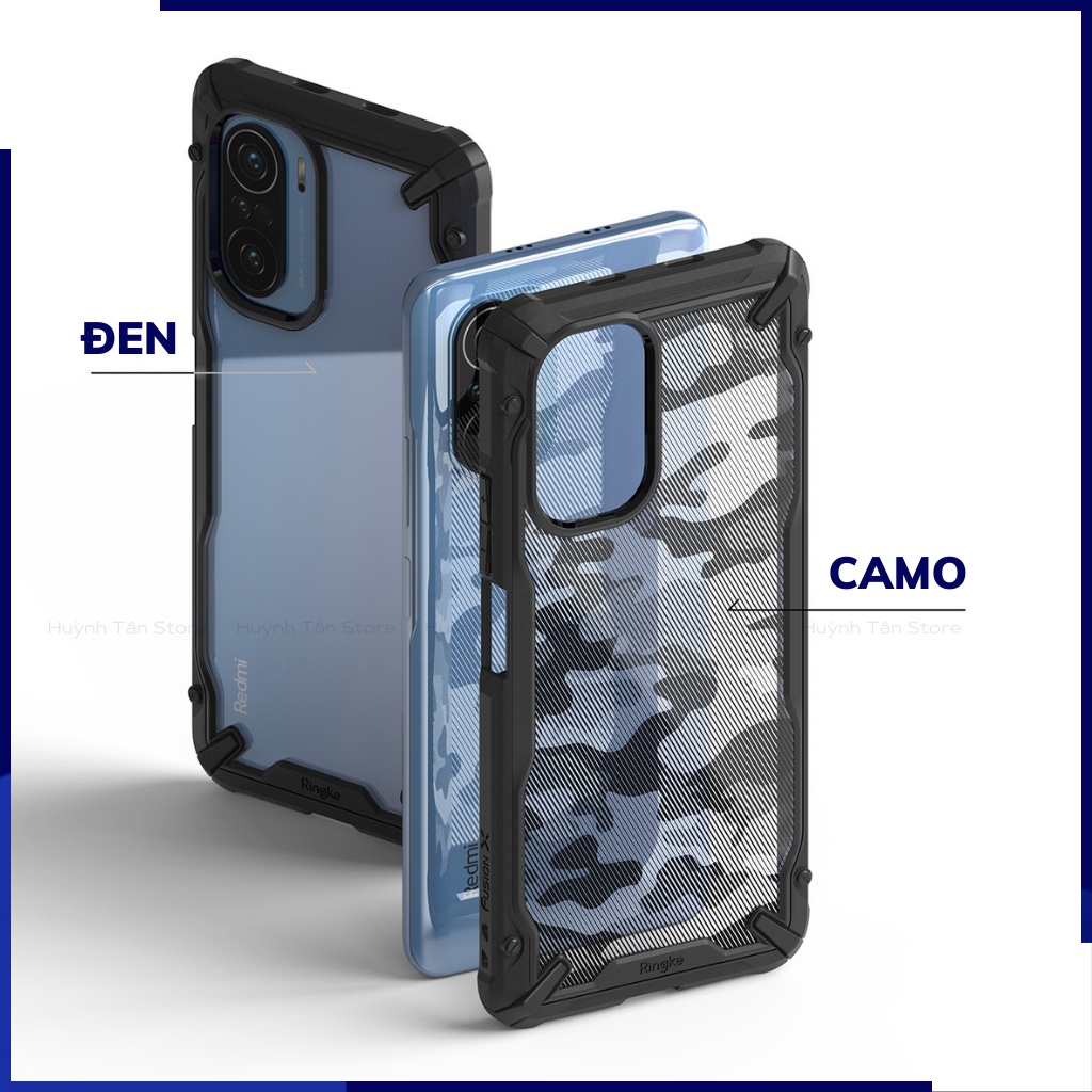 Ốp lưng redmi k40 k40 pro poco f3 f3 pro RINGKE chính hãng trong suốt chống sốc FUSION X chống ố vàng huỳnh tân store