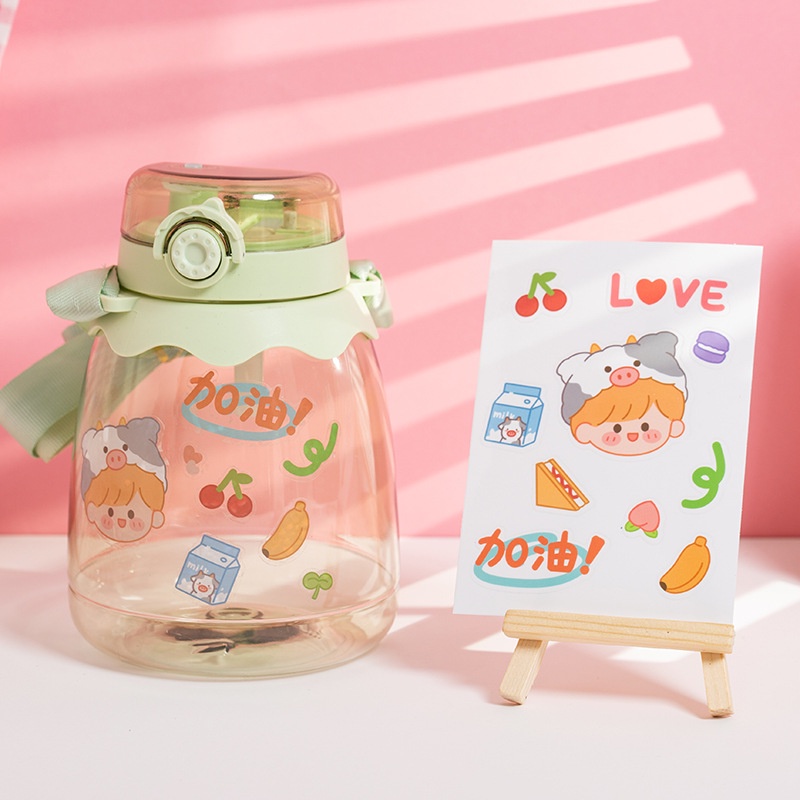 Miếng dán nhiều kiểu tùy chọn đáng yêu dùng trang trí sổ tay / điện thoại / cốc nước