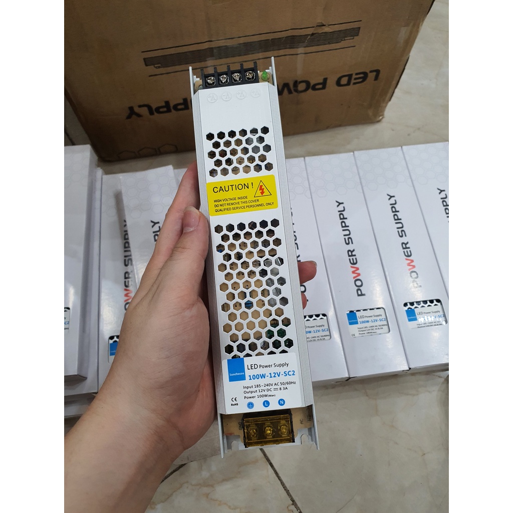 Adapter tổ ong loại dẹt 12v 100W - 400W có quạt. chất lượng cực tốt